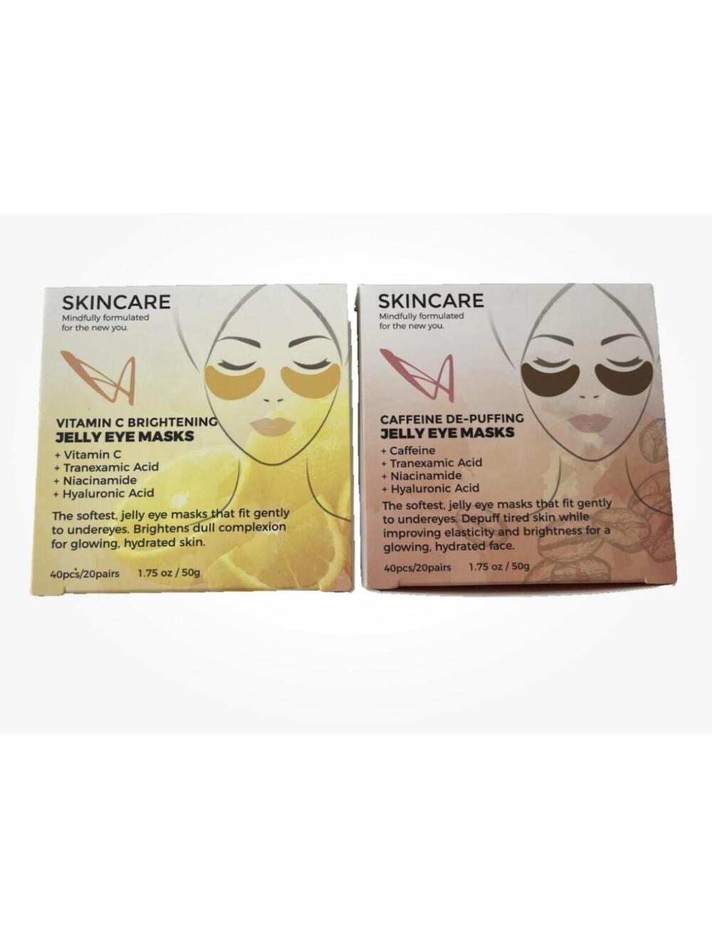 LaSplash Jelly Eye Mask Collection Caffeine De-Puffing & Vitamin C eye masks